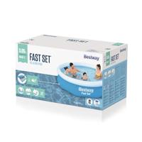 Bestway Opblaasbaar Zwembad Volwassenen Ring met Filter 305x66 cm Tuin 57458 - thumbnail