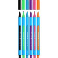 Balpen Schneider Slider Edge extra breed assorti etui à 6 stuks - thumbnail