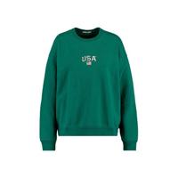 America Today sweater Sonny met printopdruk bottle green - thumbnail