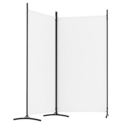 Kamerscherm met 2 panelen 175x180 cm stof wit Kamerscherm met 2 panelen 175x180 cm stof wit