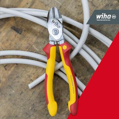 Wiha High-performance zijkniptang BiCut® Professional met DynamicJoint® omschakelbaar | 200 mm - 38984 - 38984 - thumbnail