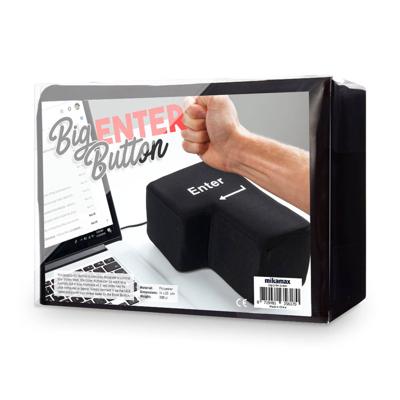 Big Enter Button - Enter Knop XXL - Anti Stress Kussen