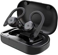 Tie Studio TBE1018 In Ear oordopjes Bluetooth Zwart Waterbestendig, Oorbeugel Sport - thumbnail