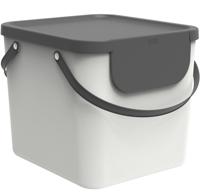 Rotho ALBULA Afvalscheider 38.8x35.5x33.9 cm 40L Wit - thumbnail