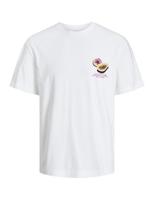 Heren-T-Shirt met Korte Mouwen Jack & Jones Jortampa Back Ss Crew Wit - Maat: 110-116 cm - thumbnail