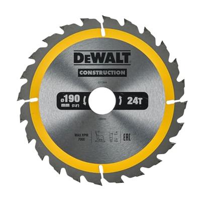 DeWalt Accessoires Cirkelzaagblad 190x30x24t, positief 16°, kerf 1,8mm - DT1944-QZ DeWalt Accessoires Cirkelzaagblad 190x30x24t, positief 16°, kerf 1,8mm - DT1944-QZ