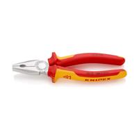 Knipex Kombi-tang verchroomd geïsoleerd met meer-componentengrepen, VDE-getest 200 mm - 0306200 - thumbnail