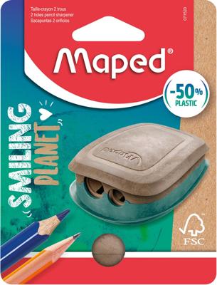 Puntenslijper Maped Smiling Planet 2-gaats