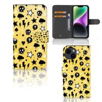 Telefoonhoesje met Naam iPhone 15 Punk Geel - thumbnail