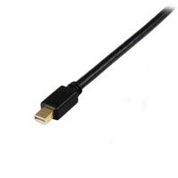 StarTech.com 1,8 m Mini DisplayPort naar DVI-kabel - Computermonitorkabel - mDP naar DVI-kabel - Mini-DisplayPort naar DVI-D-kabel - Mini-DP naar DVI-kabel - 1920 x 1200 - Zwart (MDP2DVIMM6BS) - thumbnail