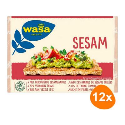 Wasa - Knäckebröd Sesam - 12x 250g