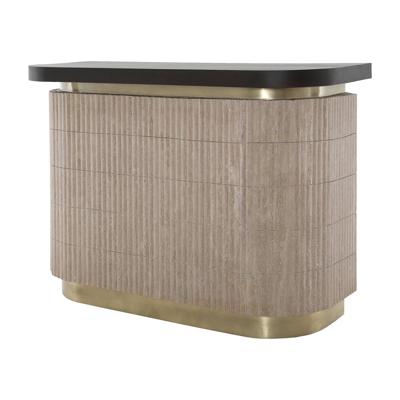 Richmond Bartafel 'Martini' Travertin en hout, 140 x 60cm