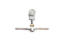 61B-2WL-Pacer vouw 2-wielig hangrol met vlakke plaat - thumbnail