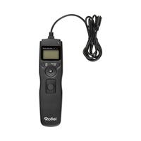 Rollei Kabelontgrendeling voor Sony - Instelbare belichtingstijd van 1 seconde tot 100 uur, LCD-scherm met achtergrondverlichting, incl. batterijen - Zwart - thumbnail