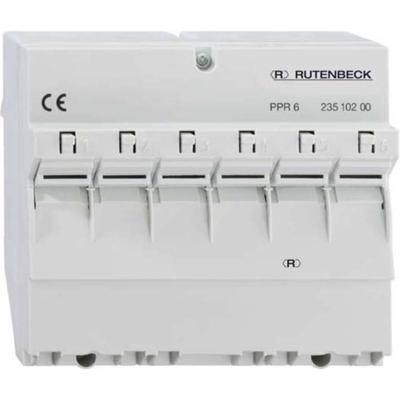 Rutenbeck PPR 6 6 poorten Netwerkpatchpaneel CAT 6 Rutenbeck PPR 6 6 poorten Netwerkpatchpaneel CAT 6