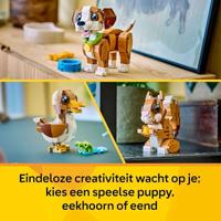 LEGO Creator 3-in-1 schattige dieren: speelse puppy 31382 - thumbnail