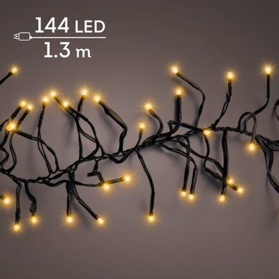 Clusterverlichting led 144 lampjes klassiek warm