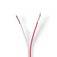 Speaker-Kabel | 2x 1,50 mm2 | 100 m | Op Rol | Zwart/Rood - thumbnail