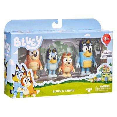 4 volledige Bluey Family Figures - Moose Toys - van 3 jaar oud - thumbnail