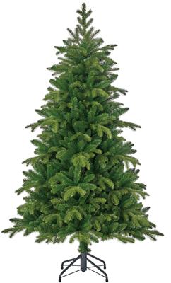 kunstkerstboom black box Brampton slim h155 x d102cm groen
