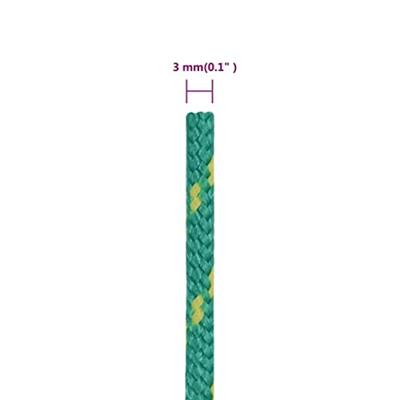 Boottouw 3 mm 500 m polypropyleen groen