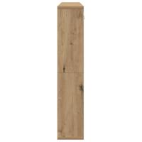 Spiegelkast met plank artisanaal eikenkleurig 91 x 15 x 76.5 cm - thumbnail