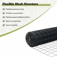 VidaXL Euro hek grijs 0,6 x 10 m pvc-gecoat ijzer - thumbnail