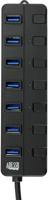 Adesso AUH-3070P USB 3.0 (3.1 Gen 1) Type-A 5000 Mbit/s zwart - hubs & hubs (USB 3.0 (3.1 Gen 1) Type-A, USB 3.0 (3.1 Gen 1) Type-A, 5000 Mbit/s, zwart, 0,61 m, voeding, USB) - thumbnail
