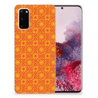 Samsung Galaxy S20 | TPU bumper | Batik Oranje - thumbnail