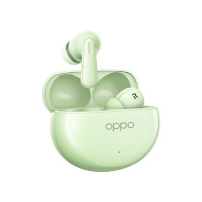 OPPO Enco Air4 Draadloze hoofdtelefoon met surround sound, actieve ruisonderdrukking, 12 uur batterijduur, lage latentie voor gaming en weerstand, IP55, groen