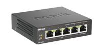 D-Link DGS-1005P/E 5-poorts PoE+ switch Gigabit 4 PoE+ poorten 60W - thumbnail