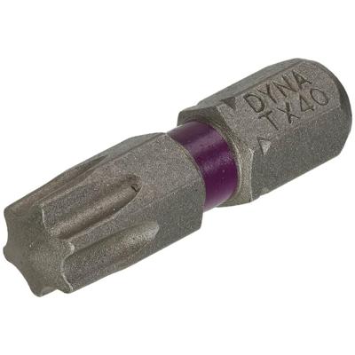 DynaPlus Schroeven Schroefbit TX-40 25mm 10st. Blister DynaPlus Schroeven Schroefbit TX-40 25mm 10st. Blister