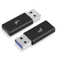 Angelbird USB 3.1 Gen2 Type-A to Type-C Adapter active zwart - thumbnail
