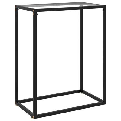 VidaXL Wandtafel 60x35x75 cm gehard glas transparant VidaXL Wandtafel 60x35x75 cm gehard glas transparant