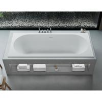 Inbouw Ligbad Ideavit SolidCozy 180x80x54 cm Solid Surface Met Pop-up Waste Mat Wit Ideavit - thumbnail