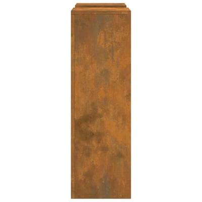 VidaXL Plantenstandaard 2 pcs roestig 24 x 24 x 75 cm cortenstaal VidaXL Plantenstandaard 2 pcs roestig 24 x 24 x 75 cm cortenstaal