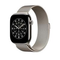 Apple Watch Band - Milanees bandje - 46 mm - Naturel - S/M - thumbnail