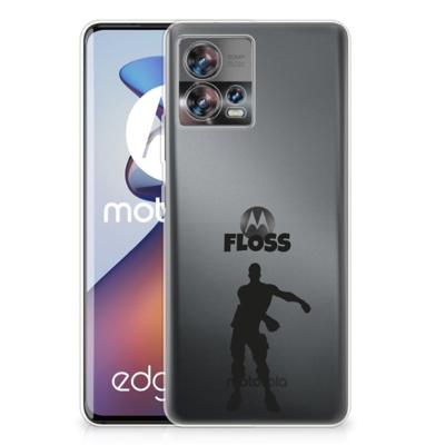 Motorola Edge 30 Fusion Telefoonhoesje met Naam Floss Motorola Edge 30 Fusion Telefoonhoesje met Naam Floss