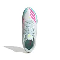 adidas F50 Messi Club Gras / Kunstgras Voetbalschoenen (MG) Kids Wit Turquoise Roze - thumbnail