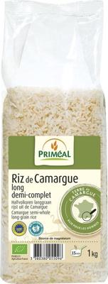 Primeal Halfvolkoren langgraan rijst camargue bio 1 Kilogram