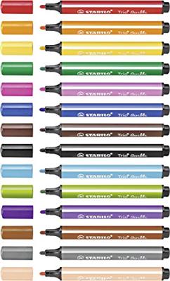 Stabilo trio scribbi - viltstift met meeverende punt - set 14 st. Stabilo trio scribbi - viltstift met meeverende punt - set 14 st.
