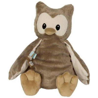 Pericles knuffel uil polyester 28 cm bruin/blauw Pericles knuffel uil polyester 28 cm bruin/blauw