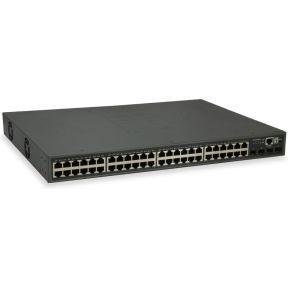 LevelOne GTP-5271 52-poorts L3 Lite Managed Gigabit PoE Switch, 4 x 10 GbE SFP+, 48 PoE-uitgangen, 400W PoE-prestatiebudget