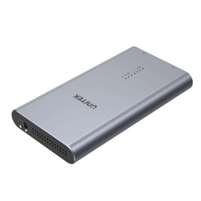 UNITEK S1206A USB-C naar PCIe/NVMe M.2 SSD 10Gbps Dual Bay-behuizing met offline kloon