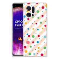OPPO Find X5 | TPU bumper | Dots - thumbnail