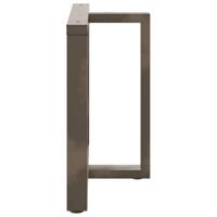 Eettafelpoten 2 st T-vormig 100x35x(72-73) cm staal naturel - thumbnail