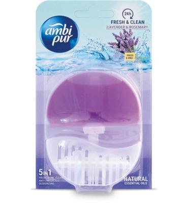 Ambi Pur toiletblokje 5 in 1, lavendel en rozemarijn