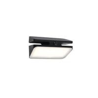 ECO-Light LED-Solar-Aussenwandl. mit BWM AERO 6919501330 Wandlamp op zonne-energie LED 8.6 W Zwart (mat) - thumbnail