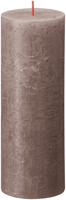 Rustiek kaars stompkaars 190/68 Rustic Taupe Bolsius - Bolsius - thumbnail