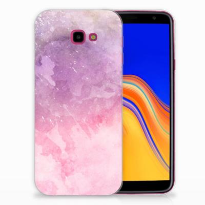 Smartphone hoesje Samsung Galaxy J4 Plus (2018) Pink Purple Paint